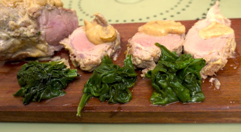 filet mignon au miel et à la moutarde