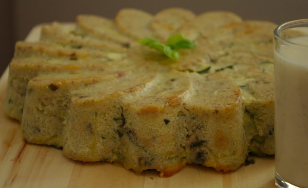 terrine de courgettes aux pignons