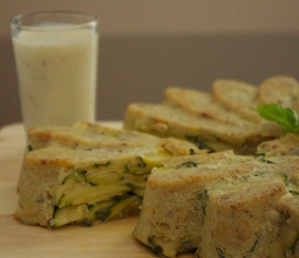 Terrine de courgettes aux pignons