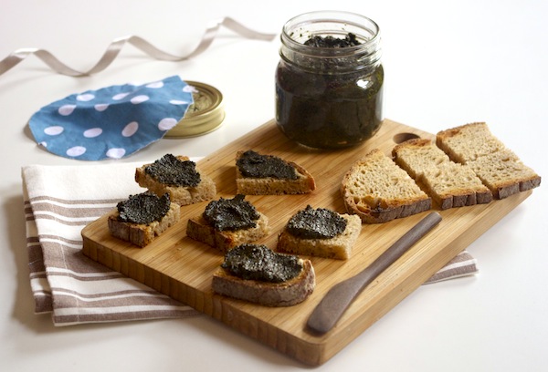 tapenade olives noires cresson