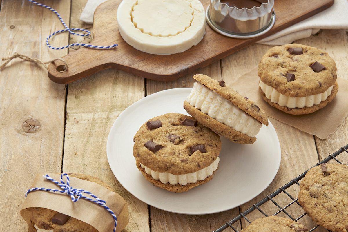 Sandwiches de cookies glacés