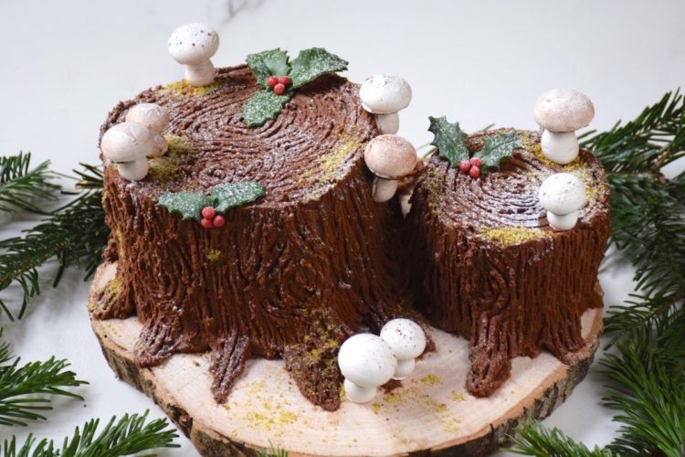 Bûche souche de Noël