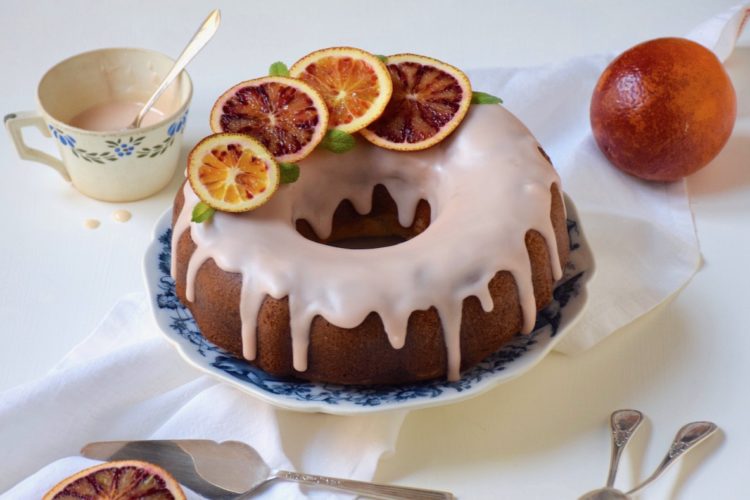 Cake aux oranges sanguines