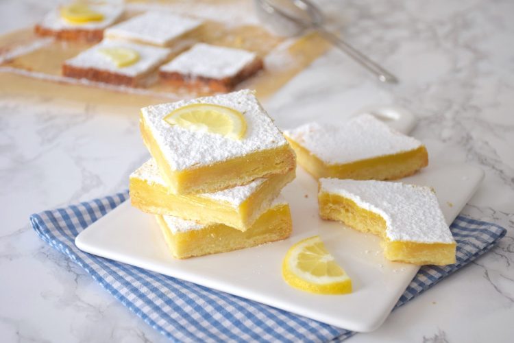 Lemon Bars ou Carrés citron