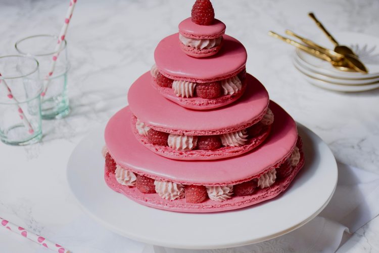Macaron géant à étages