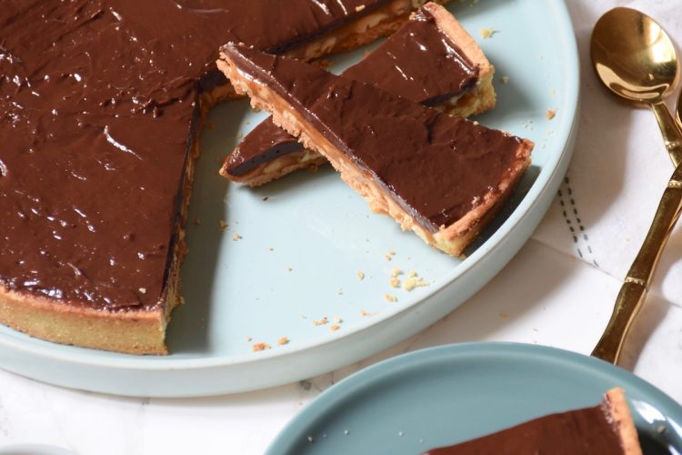 Tarte comme un Snickers