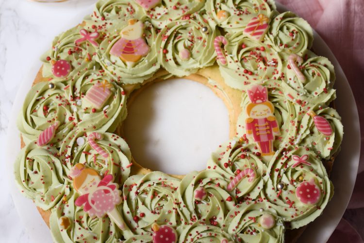 Number Cake couronne pistache citron